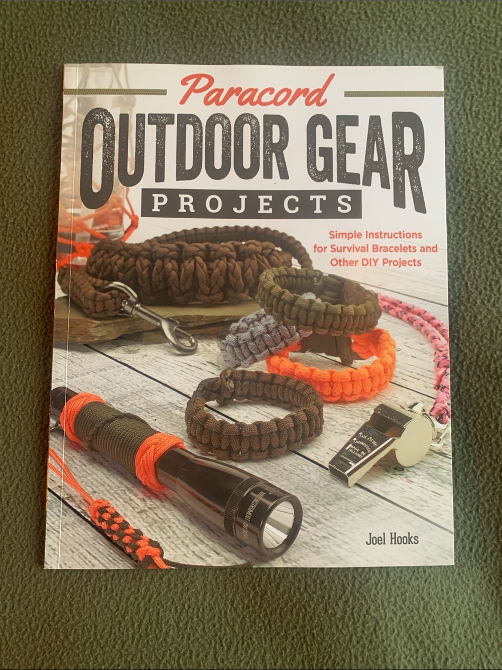 NWT Paracord Outdoor Gear Projects book by Joel Hooks.